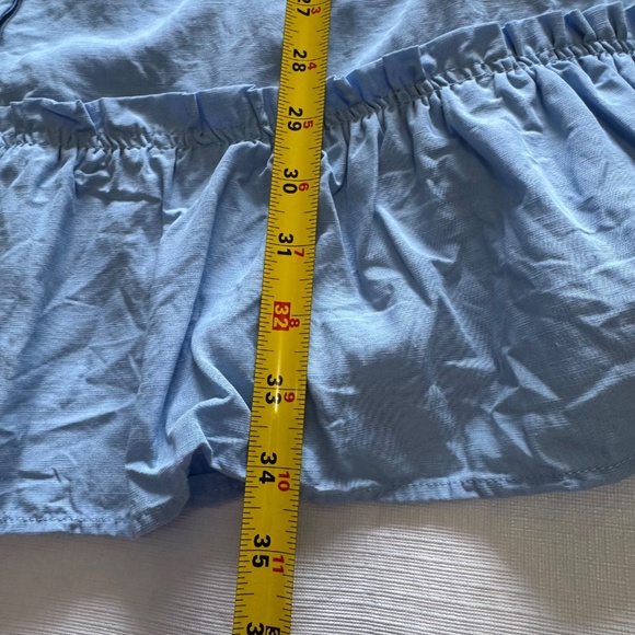 Ever New Melbourne Rahnee Frill Sky Blue Flutter Sleeve Mini Dress SZ 10 - Picture 13 of 13